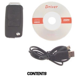 Spy Camera Car Remote / Key DVR with motion detector